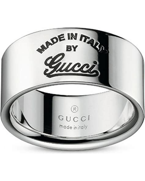 unisex gucci ring|Gucci trademark ring.